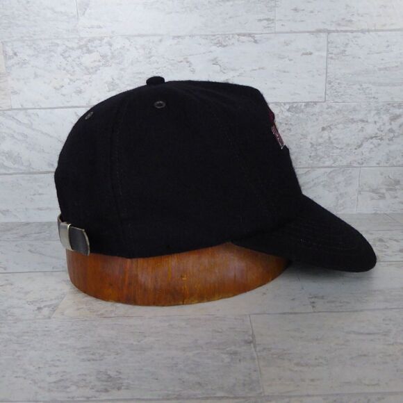 Vintage Hard Rock Cafe Hat Cap Snapback Black Los Angeles Wool USA Made 90s - Picture 3 of 7